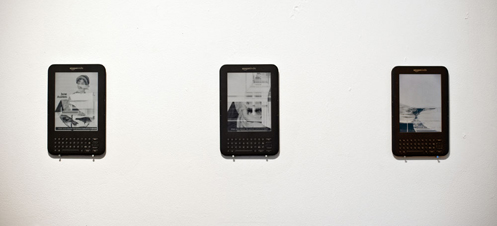 KindleGlitched by Recyclism @ Glitch Moment/ums - Furtherfield - London - UK